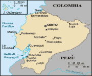 Mappa Ecuador