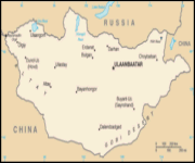 Mappa Mongolia